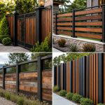 25 Metal and Wood Fence Ideas for Durable Boundaries