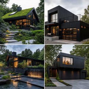 25 Modern Black Houses for a Bold Statement
