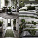 25 Modern Green and Grey Bedroom Design Ideas
