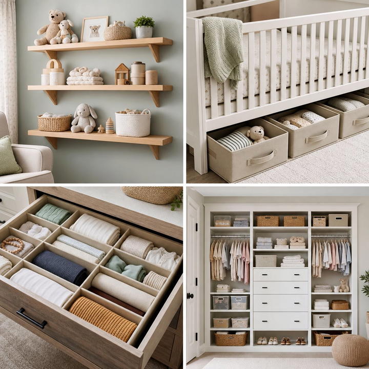 25 Nursery Storage Ideas for a Clutter-Free Space
