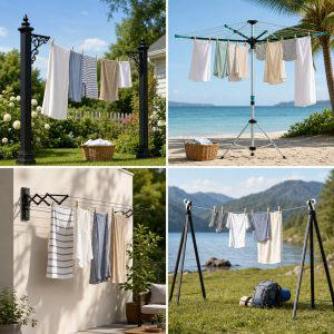 25 Outdoor Clothesline Ideas for Efficient Drying