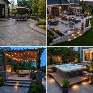 25 Raised Concrete Patio Ideas for a Modern Outdoor Space
