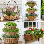25 Recycled Garden Ideas With Baskets for Rustic Style