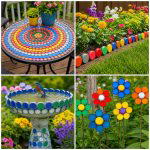 25 Recycled Garden Ideas With Bottle Caps to Try