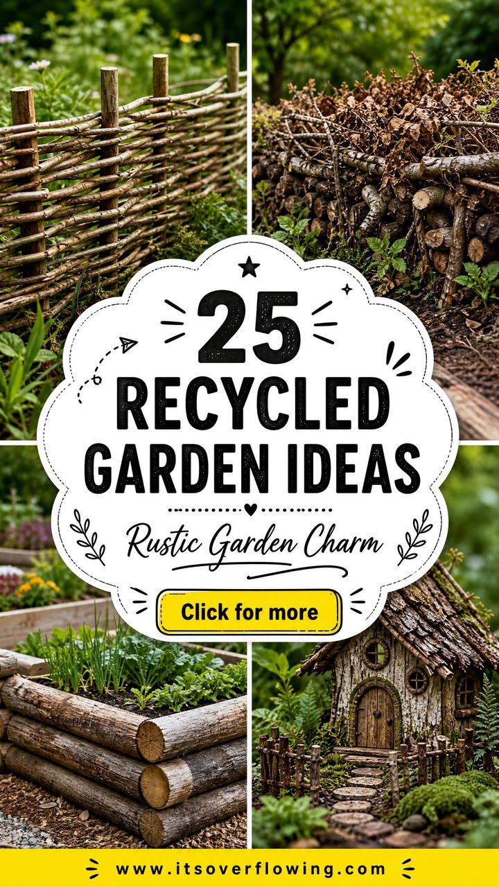 25 Recycled Garden Ideas With Branch Cuttings for Charm - 25 Recycled Garden Ideas With Branch Cuttings for Charm