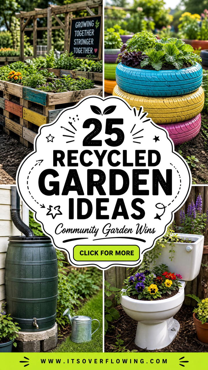 25 Recycled Garden Ideas for Community Spaces - 25 Recycled Garden Ideas for Community Spaces