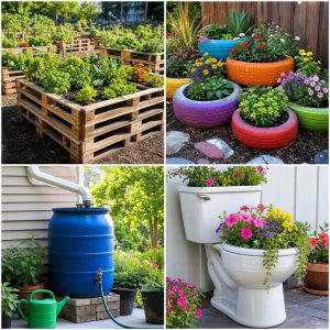 25 Recycled Garden Ideas for Community Spaces
