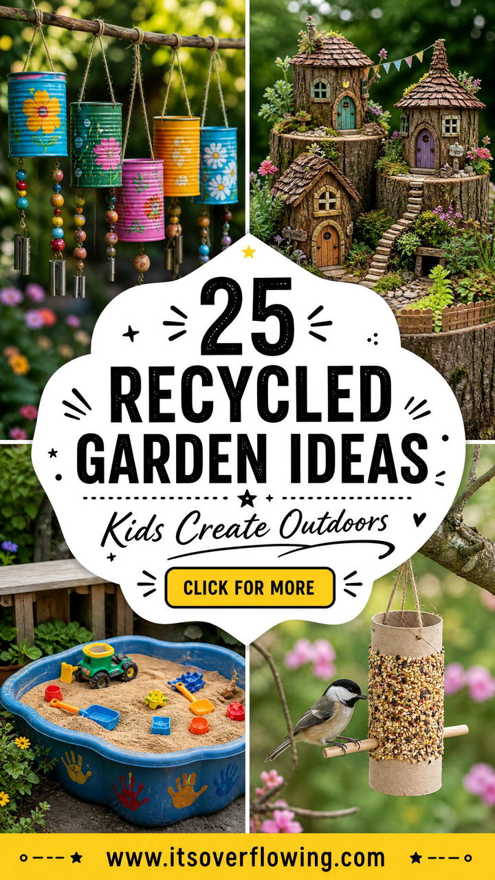 25 Recycled Garden Ideas for Kids That Spark Creativity - 25 Recycled Garden Ideas for Kids That Spark Creativity