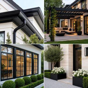 25 Red Brick House with Black Trim Design Ideas