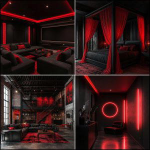 25 Red and Black Bedroom Ideas for a Dramatic Look