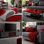 25 Red and Grey Living Room Ideas for a Modern Touch