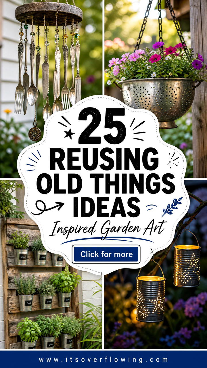 25 Reusing Old Things Ideas for Garden Art That Inspires - 25 Reusing Old Things Ideas for Garden Art That Inspires
