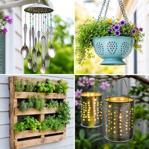 25 Reusing Old Things Ideas for Garden Art That Inspires