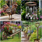 25 Reusing Old Things Ideas for Yard Art With Creative Flair