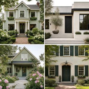 25 Sage Green Painted Brick House Ideas for a Fresh Look