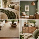 25 Serene Green and Beige Bedroom Design Ideas