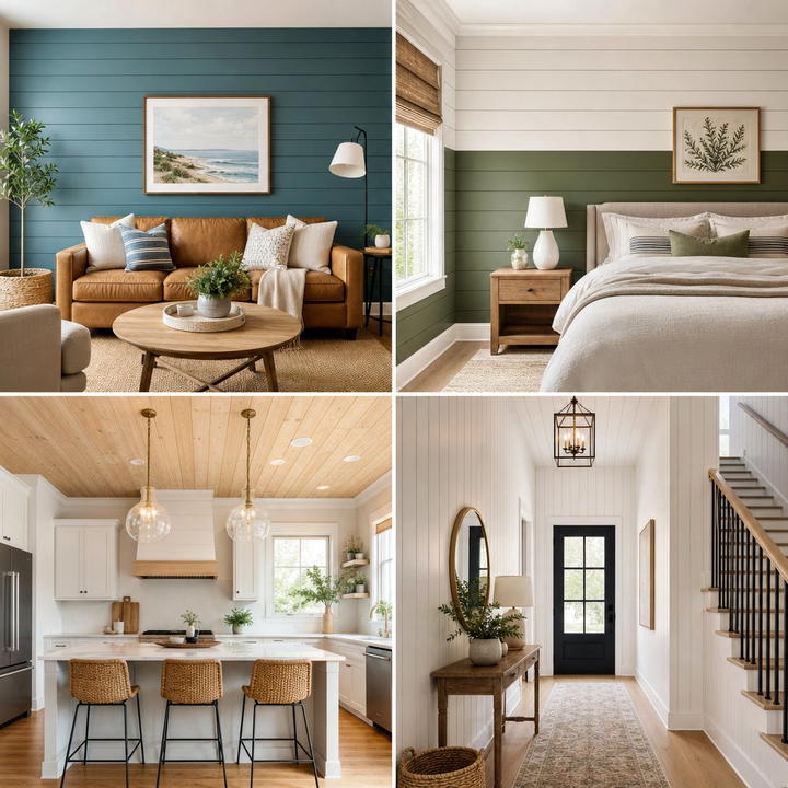 25 Shiplap Living Room Ideas for a Rustic Charm