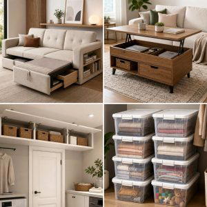 25 Small Apartment Storage Ideas to Maximize Space