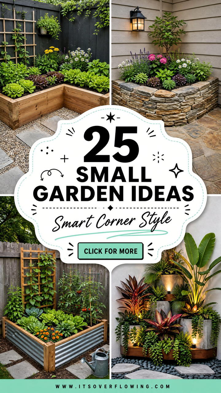 25 Small Garden Ideas With Corner Planters for Smart Spaces - 25 Small Garden Ideas With Corner Planters for Smart Spaces