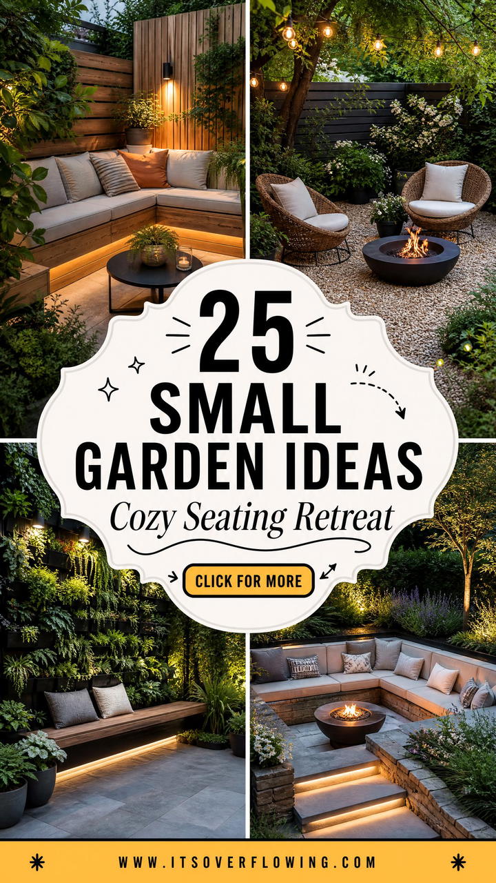 25 Small Garden Ideas With Cozy Seating for Relaxing Retreats - 25 Small Garden Ideas With Cozy Seating for Relaxing Retreats