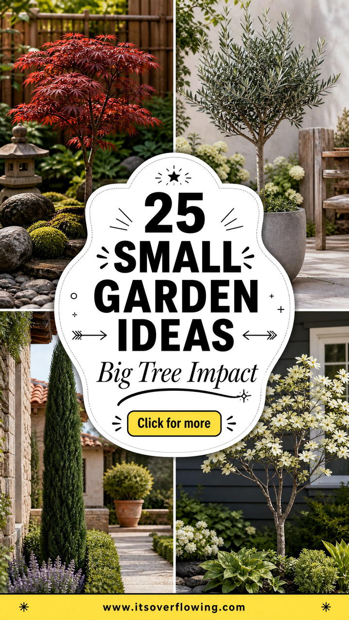 25 Small Garden Ideas With Dwarf Trees for Big Small-Yard Impact - 25 Small Garden Ideas With Dwarf Trees for Big Small-Yard Impact