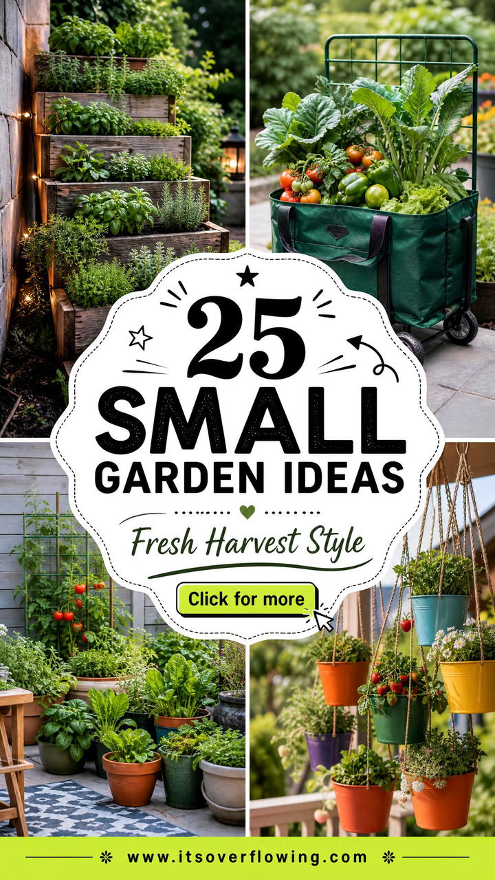 25 Small Garden Ideas With Edible Garden for Fresh Harvests - 25 Small Garden Ideas With Edible Garden for Fresh Harvests