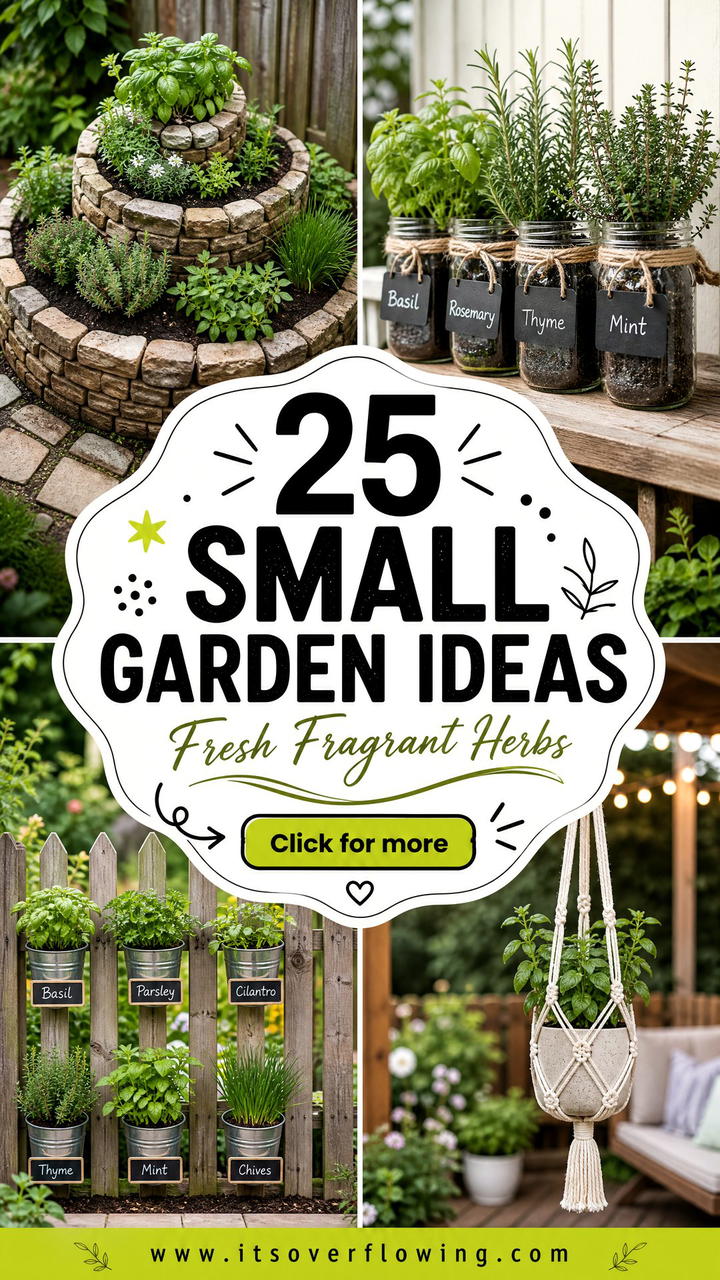 25 Small Garden Ideas With Herbs for Fresh Fragrant Spaces - 25 Small Garden Ideas With Herbs for Fresh, Fragrant Spaces