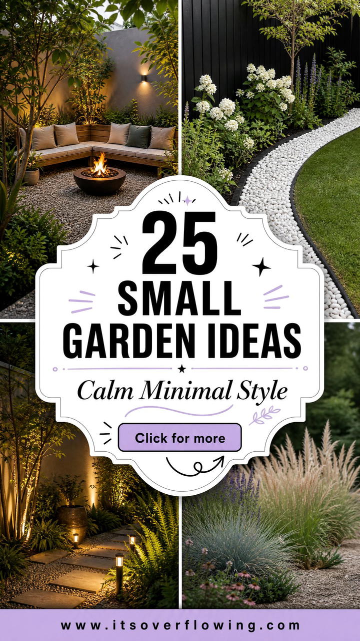 25 Small Garden Ideas With Minimalist Style for Calm Spaces - 25 Small Garden Ideas With Minimalist Style for Calm Spaces