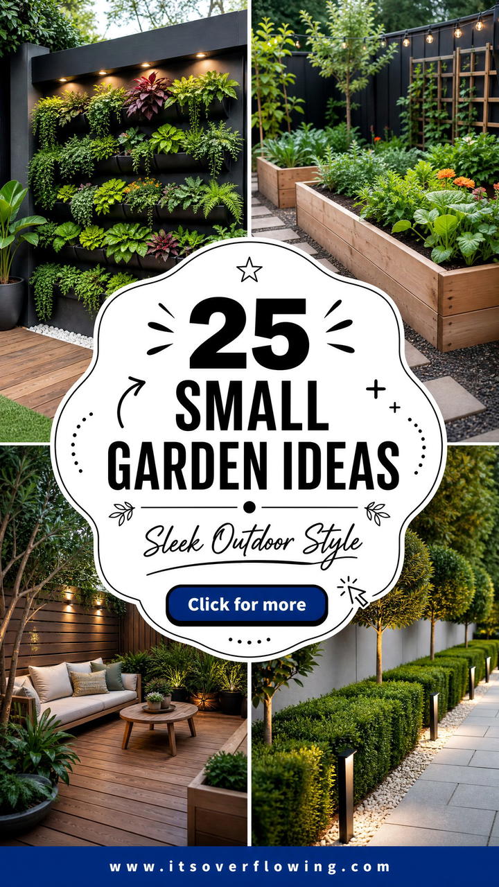 25 Small Garden Ideas With Modern Style for Sleek Spaces - 25 Small Garden Ideas With Modern Style for Sleek Spaces