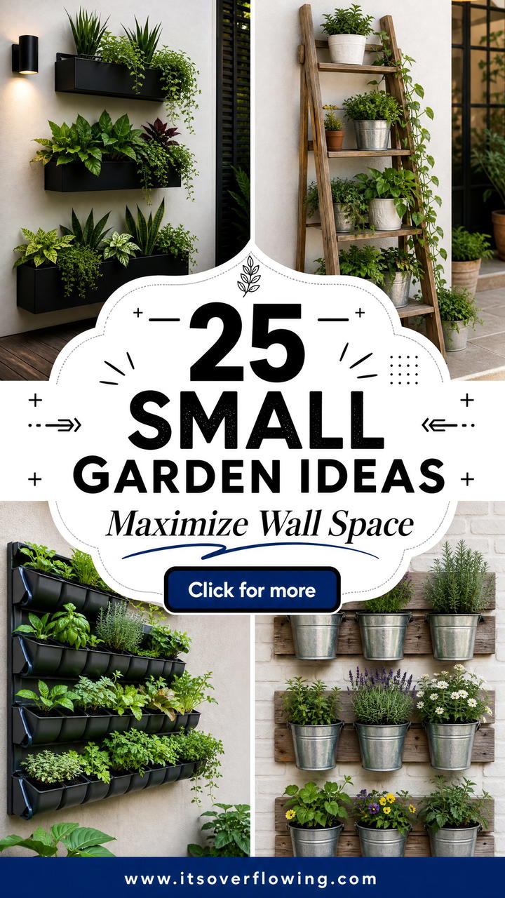25 Small Garden Ideas With Wall Planters to Maximize Space - 25 Small Garden Ideas With Wall Planters to Maximize Space