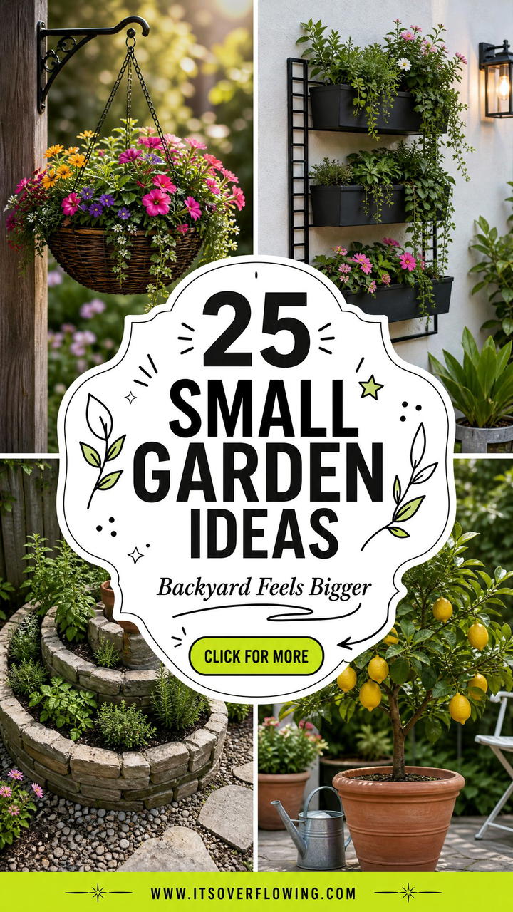 25 Small Garden Ideas for Backyard Spaces That Feel Bigger - 25 Small Garden Ideas for Backyard Spaces That Feel Bigger