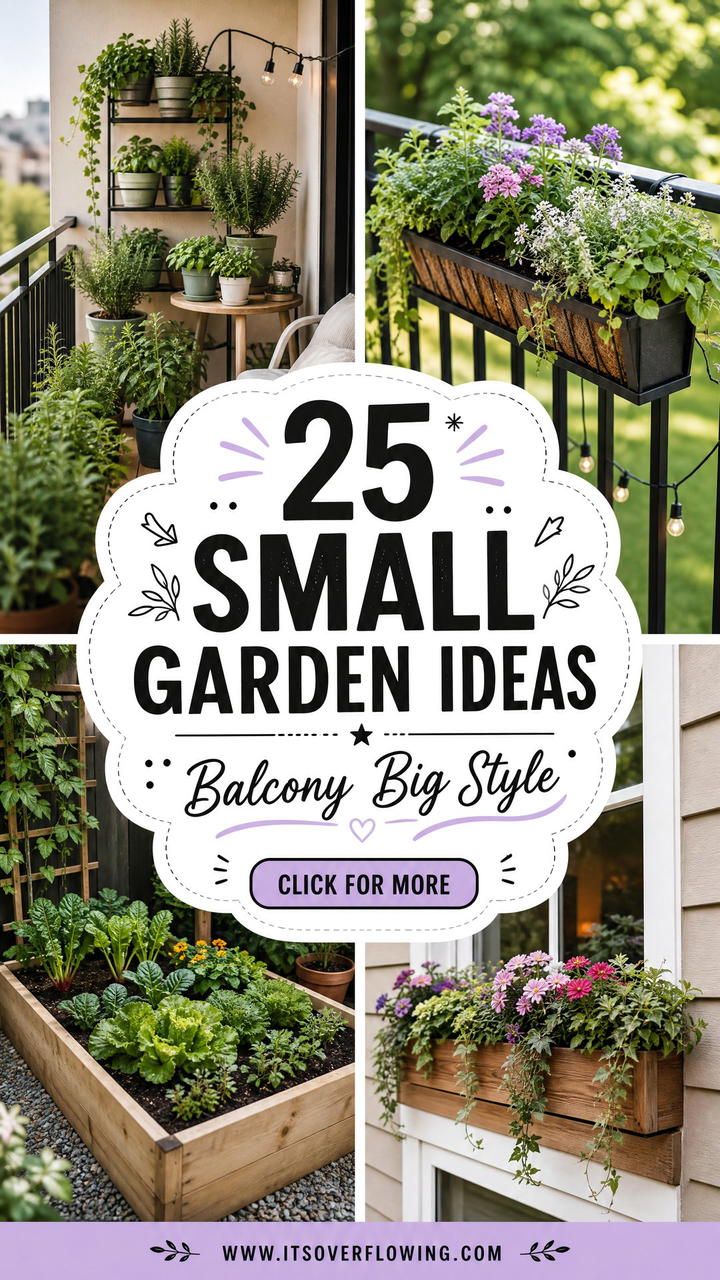 25 Small Garden Ideas for Balcony Spaces With Big Style - 25 Small Garden Ideas for Balcony Spaces With Big Style