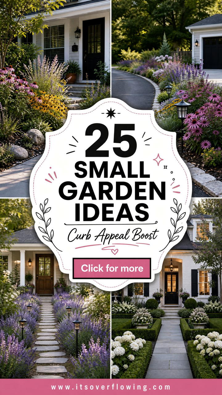 25 Small Garden Ideas for Front Yard Curb Appeal - 25 Small Garden Ideas for Front Yard Curb Appeal