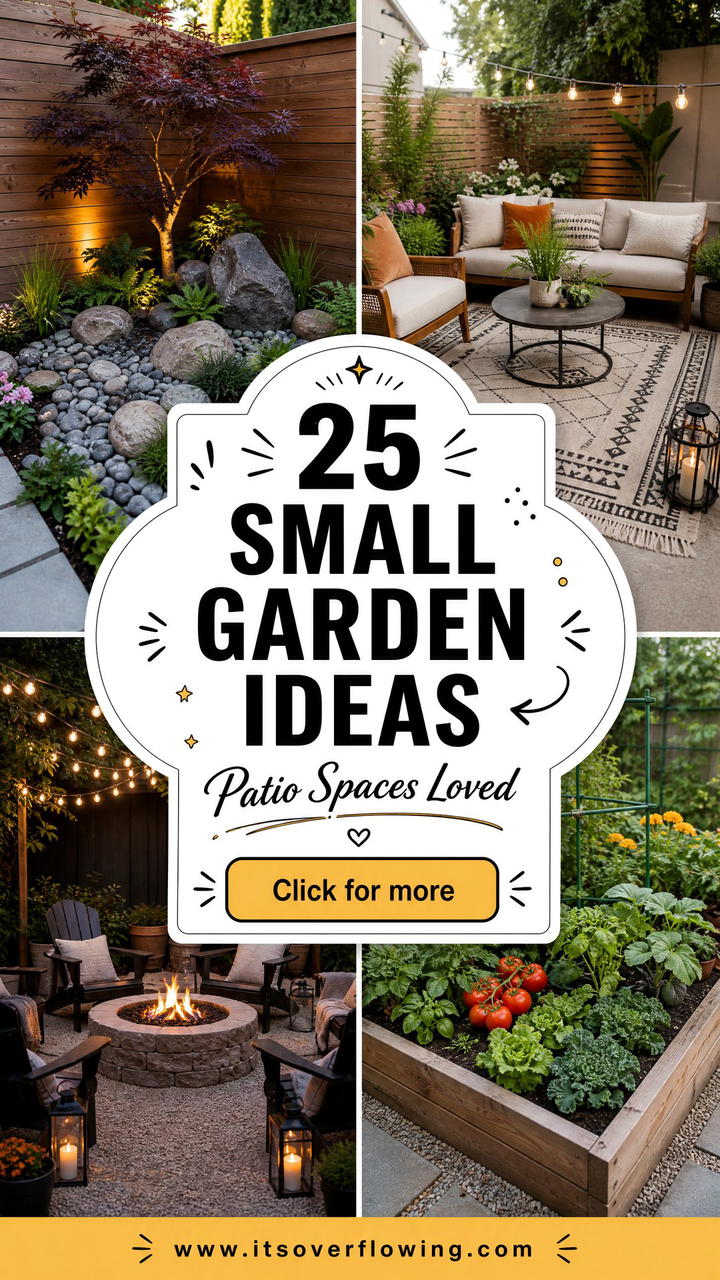 25 Small Garden Ideas for Patio Spaces You Will Love - 25 Small Garden Ideas for Patio Spaces You Will Love