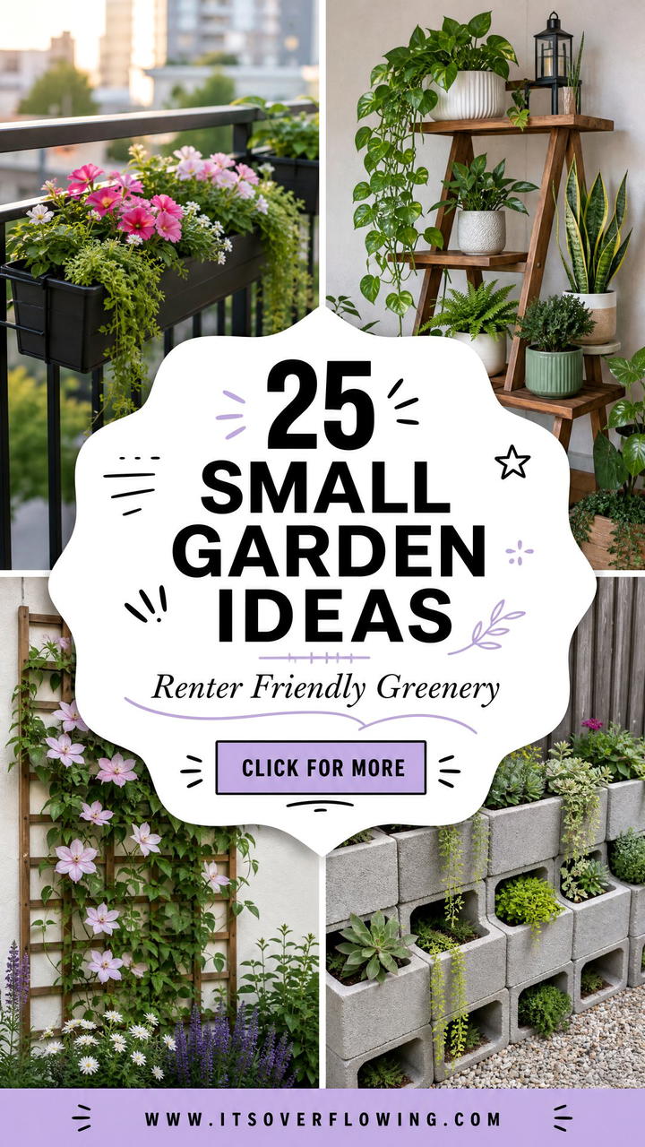25 Small Garden Ideas for Renters That Are Easy to Move - 25 Small Garden Ideas for Renters That Are Easy to Move