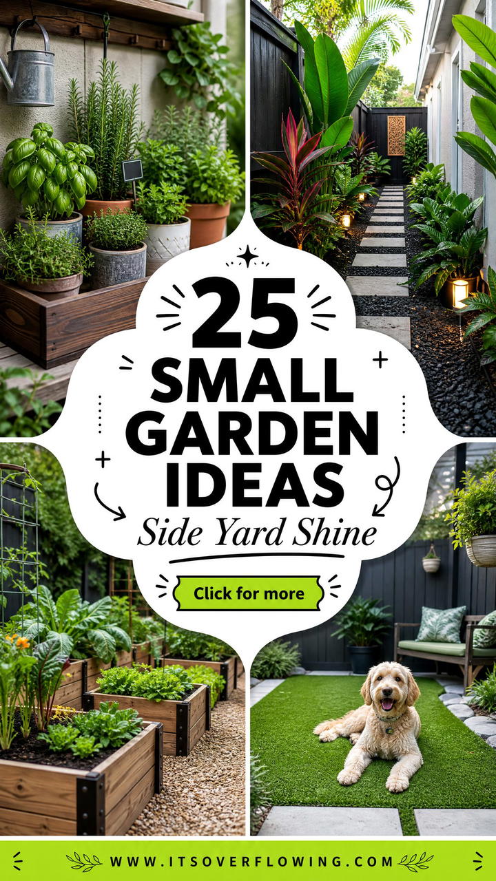25 Small Garden Ideas for Side Yard Spaces That Shine - 25 Small Garden Ideas for Side Yard Spaces That Shine