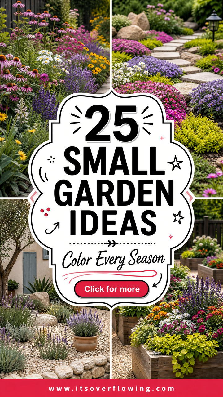25 Small Garden Ideas for Year Round Color and Lasting Beauty - 25 Small Garden Ideas for Year Round Color and Lasting Beauty