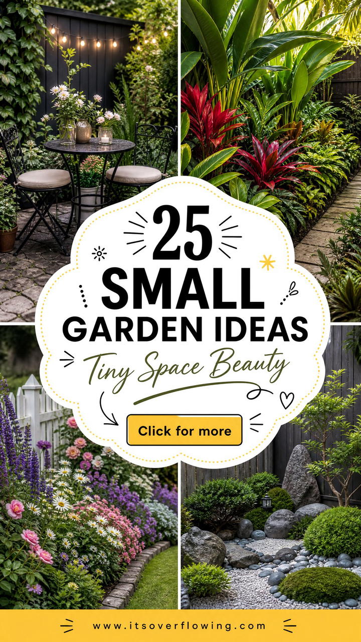 25 Small Garden Ideas to Maximize Beauty in Tiny Spaces - 25 Small Garden Ideas to Maximize Beauty in Tiny Spaces