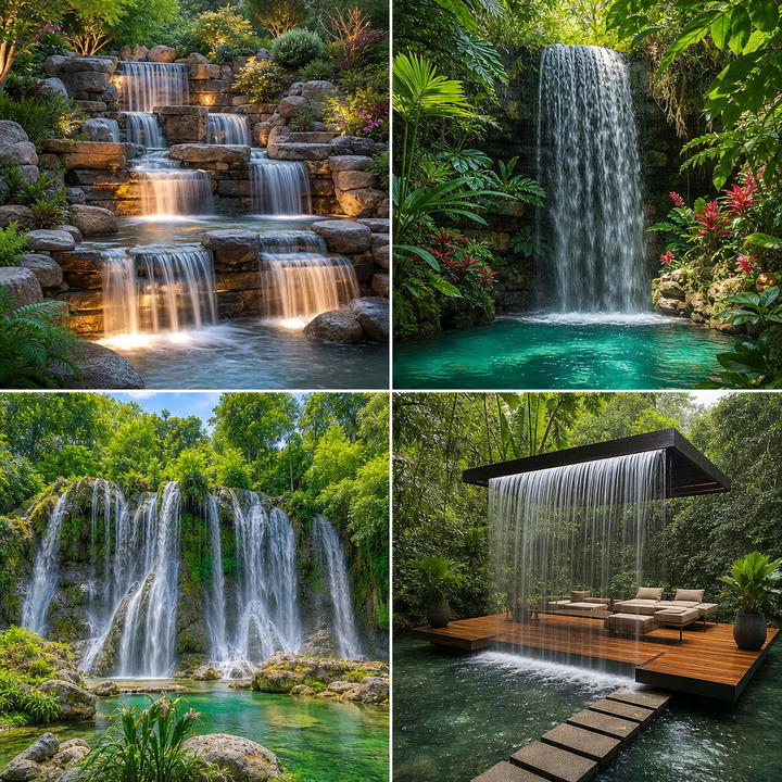 25 Small Pool Waterfall Ideas for Your Backyard