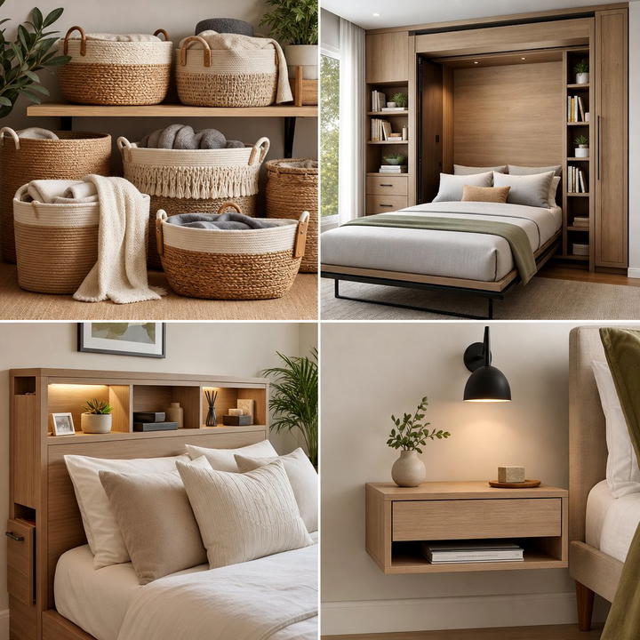 25 Smart Bedroom Storage Ideas to Declutter Your Space