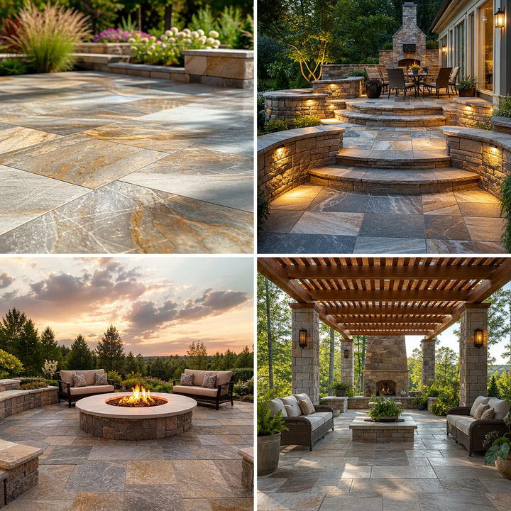 25 Stone Patio Ideas for Natural Outdoor Beauty