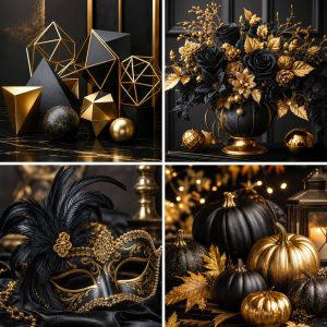 25 Stunning Black and Gold Centerpiece Ideas for Your Home