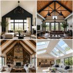 25 Stunning Living Room Vaulted Ceiling Design Ideas