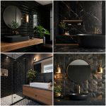 25 Stylish Black Tile Bathroom Ideas