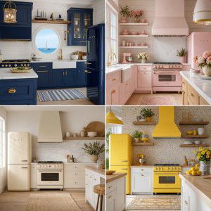 25 Stylish Kitchen With Colored Appliances Ideas