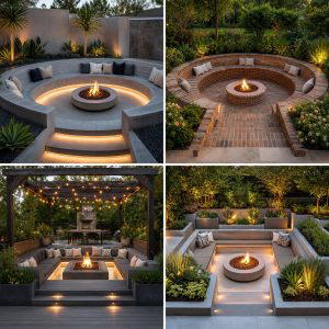 25 Sunken Fire Pit Ideas for a Cozy Outdoor Gathering Spot