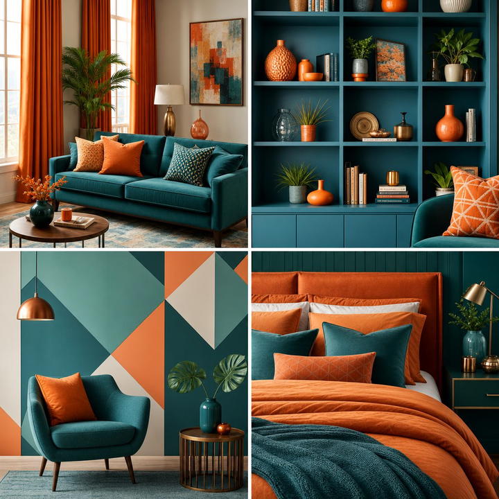 25 Teal and Orange Bedroom Ideas for a Vibrant Retreat
