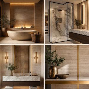 25 Travertine Tile Bathroom Ideas for Natural Beauty