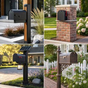 25 Unique Mailbox Post Ideas to Boost Curb Appeal