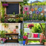 25 Upcycled Garden Ideas With Cabinet Doors for Outdoor Decor